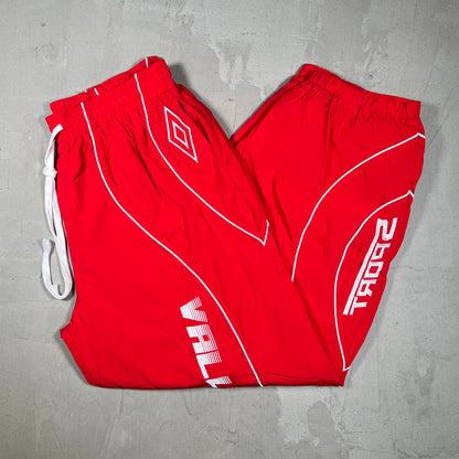 Vale Forever Swish Red Track Sweatpants Size XL USED x18041