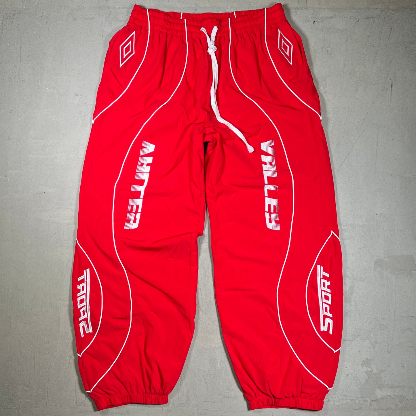 Vale Forever Swish Red Track Sweatpants Size XL USED x18041