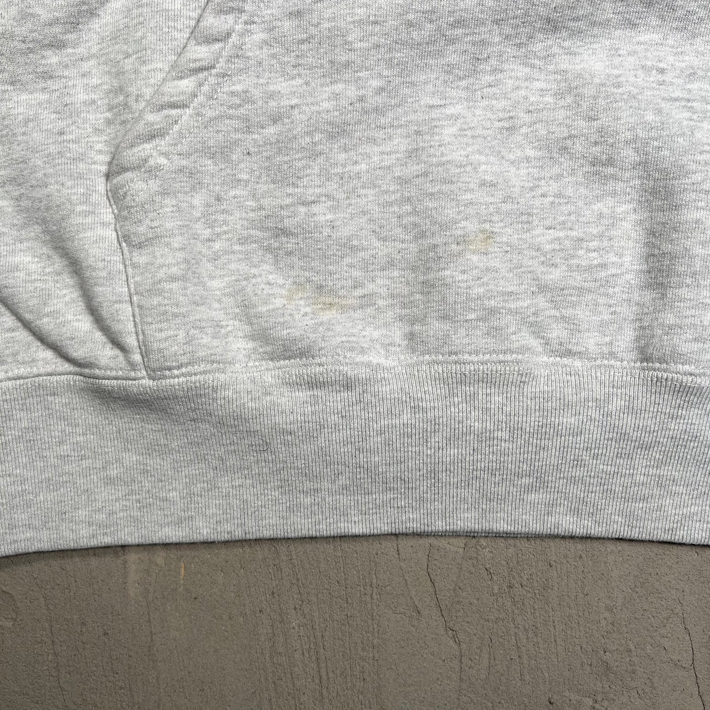 Supreme Shoulder Script Heather Grey Hoodie (2025) Size Large USED x18013
