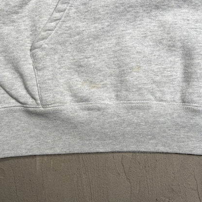 Supreme Shoulder Script Heather Grey Hoodie (2025) Size Large USED x18013
