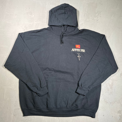 Travis Scott Cactus Jack McDonalds Apple Pie Hoodie Black Size Large NEW x18187