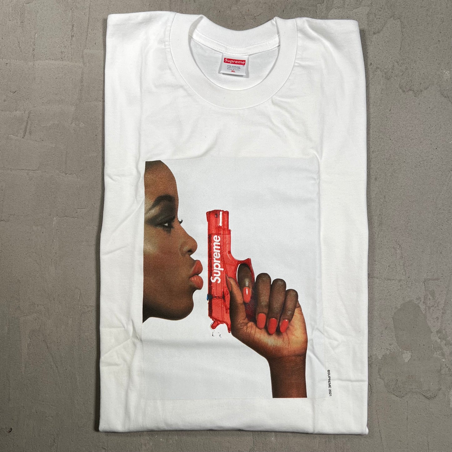 Supreme Water Gun Tee White (2021) Size XL NEW x18155