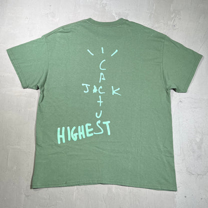 Travis Scott Jordan 6 Green Tee Size XL USED x18181