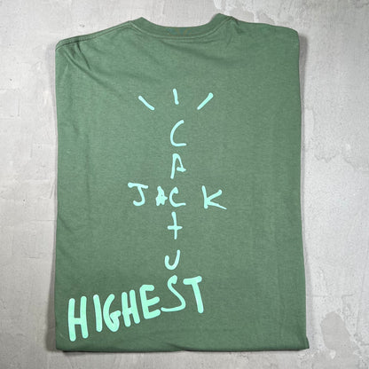 Travis Scott Jordan 6 Green Tee Size XL USED x18181