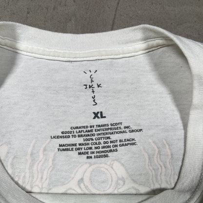 Travis Scott Rolling Loud Have You Been Lost White Tee Size XL USED x18179