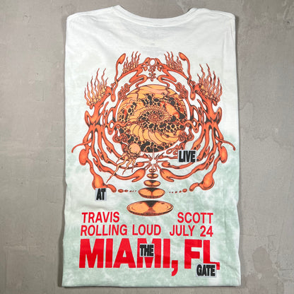 Travis Scott Rolling Loud Have You Been Lost White Tee Size XL USED x18179
