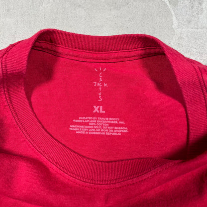 Travis Scott McDonald Apple Pie Red Tee Size XL USED x18178