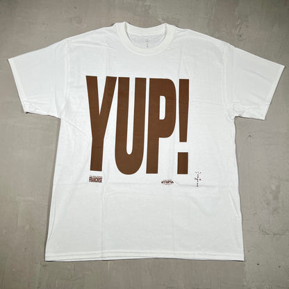 Travis Scott Cactus Jack "Yup" Tee White NEW x18175