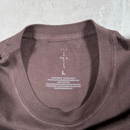 Travis Scott Cactus Jack McDonalds Fries Tee Brown Size Large NEW x18171