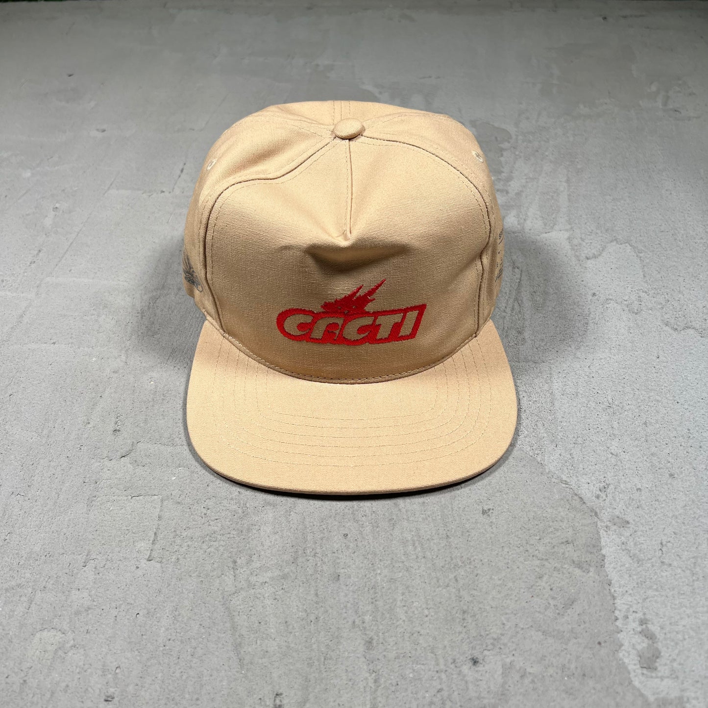 Travis Scott Cacti Snapback Tan Hat NEW x18153