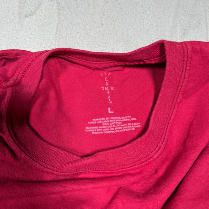 Travis Scott Cactus Jack McDonalds Apple Pie Tee Maroon Size Large NEW x18169