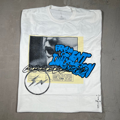 Travis Scott Cactus Jack Fragment Manifest Tee White Size XL NEW x18167