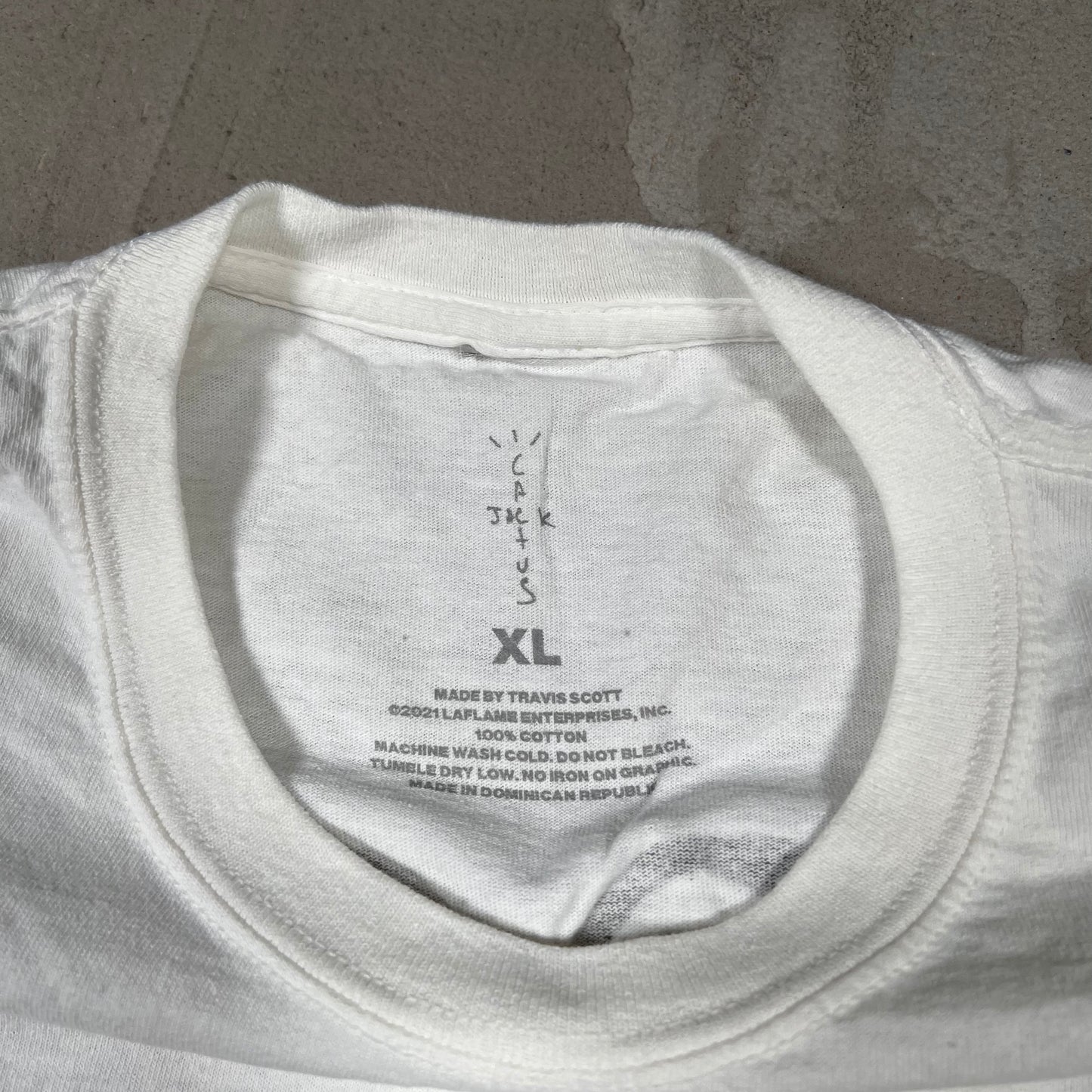 Travis Scott Cactus Jack Fragment Manifest Tee White Size XL NEW x18167