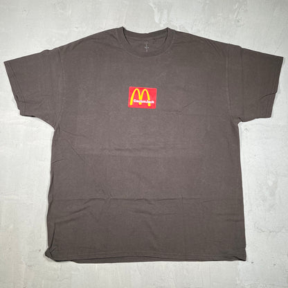 Travis Scott Cactus Jack McDonalds Sesame Tee Brown Size Large NEW x18170