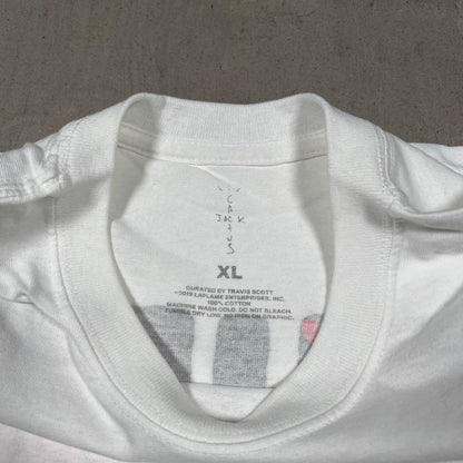 Travis Scott "I Paid For This in Rage" Tee White Size XL USED x18173