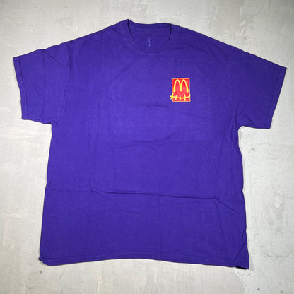 Travis Scott Cactus Jack McDonalds Apple Pie Tee Purple Size Large NEW x18177