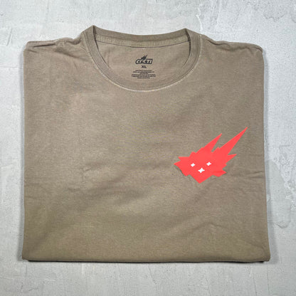 Travis Scott Cacti Down to Earth Tee Tan Size XL NEW x18172