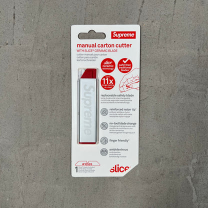 Supreme Slice Manual Carton Cutter Silver (2021) NEW x18158