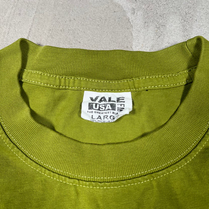 Vale Destroyer Rhinestone Green Tee Size Large USED x18193