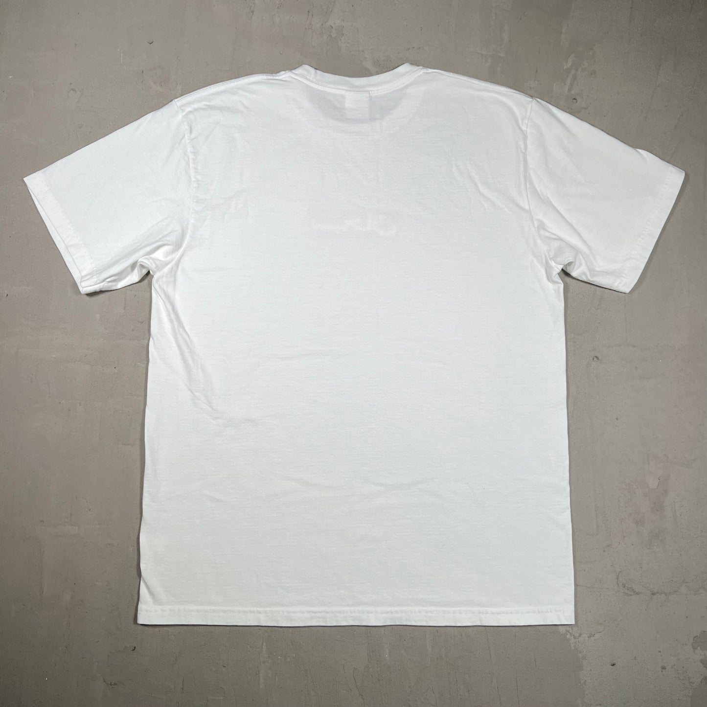 Supreme Arabic Box Logo White Tee Size Large USED x18194
