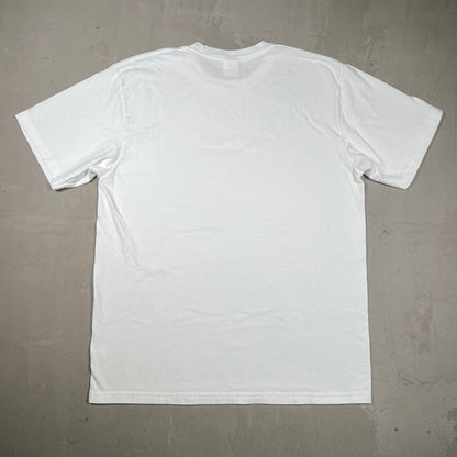 Supreme Arabic Box Logo White Tee Size Large USED x18194