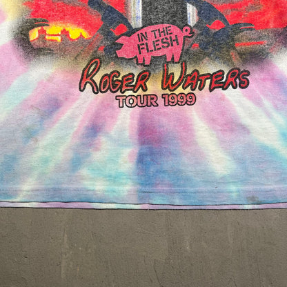 1999 Pink Floyd Roger Waters Tie Dye Tee Size XL USED v19921