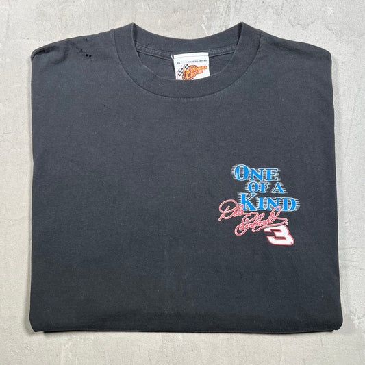 1990s Dale Earnhardt One of A Kind Nascar Racing Black Tee Size XL USED v19922