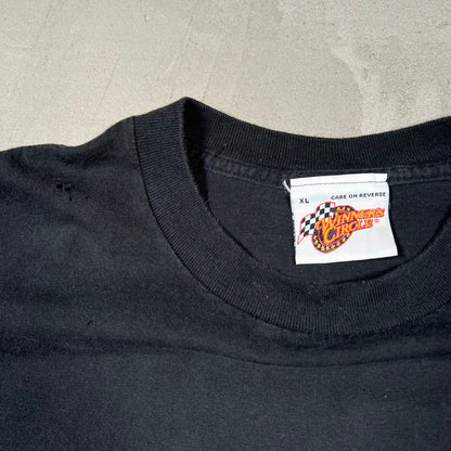 1990s Dale Earnhardt One of A Kind Nascar Racing Black Tee Size XL USED v19922