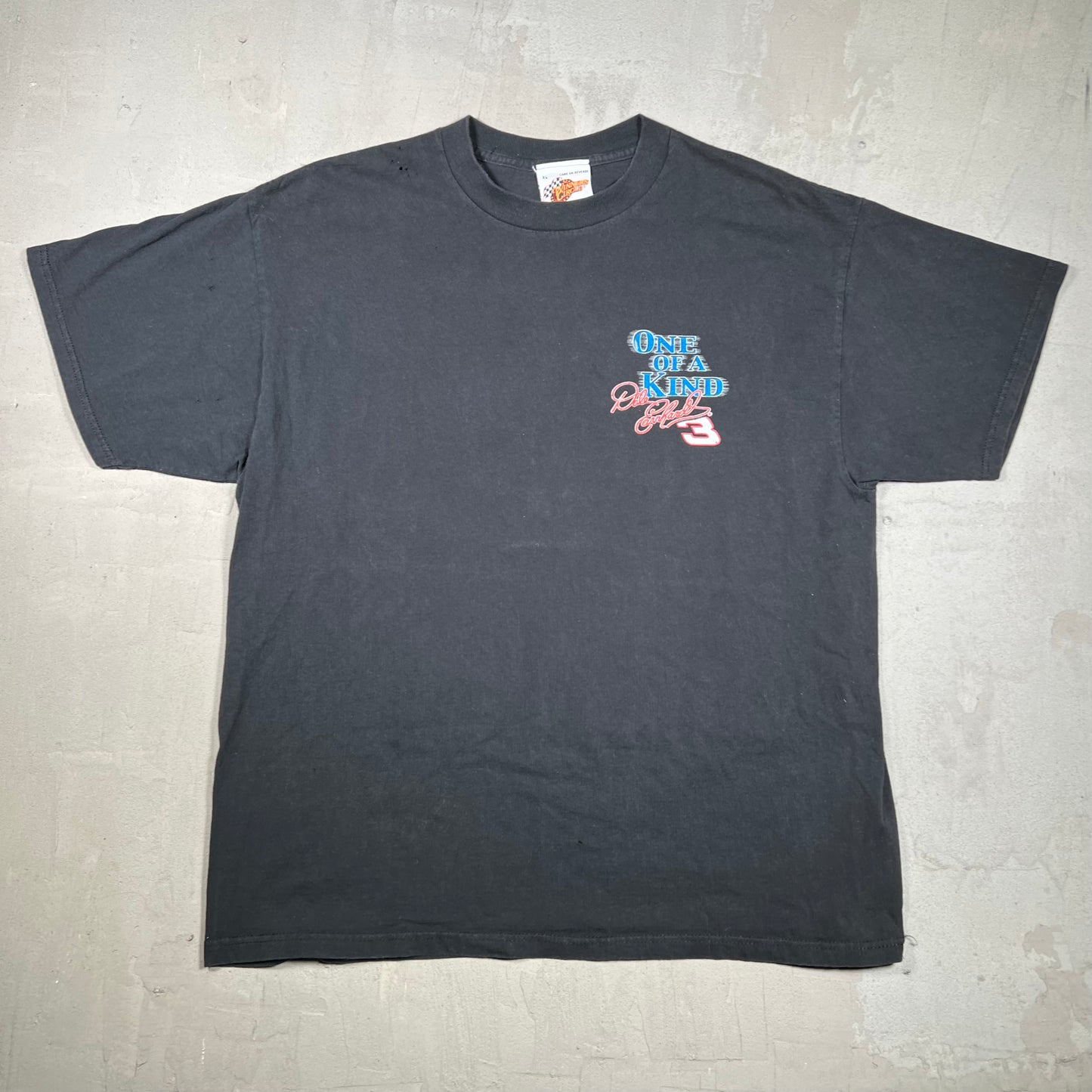 1990s Dale Earnhardt One of A Kind Nascar Racing Black Tee Size XL USED v19922