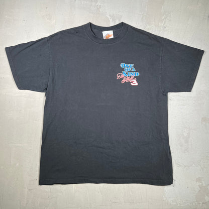 1990s Dale Earnhardt One of A Kind Nascar Racing Black Tee Size XL USED v19922