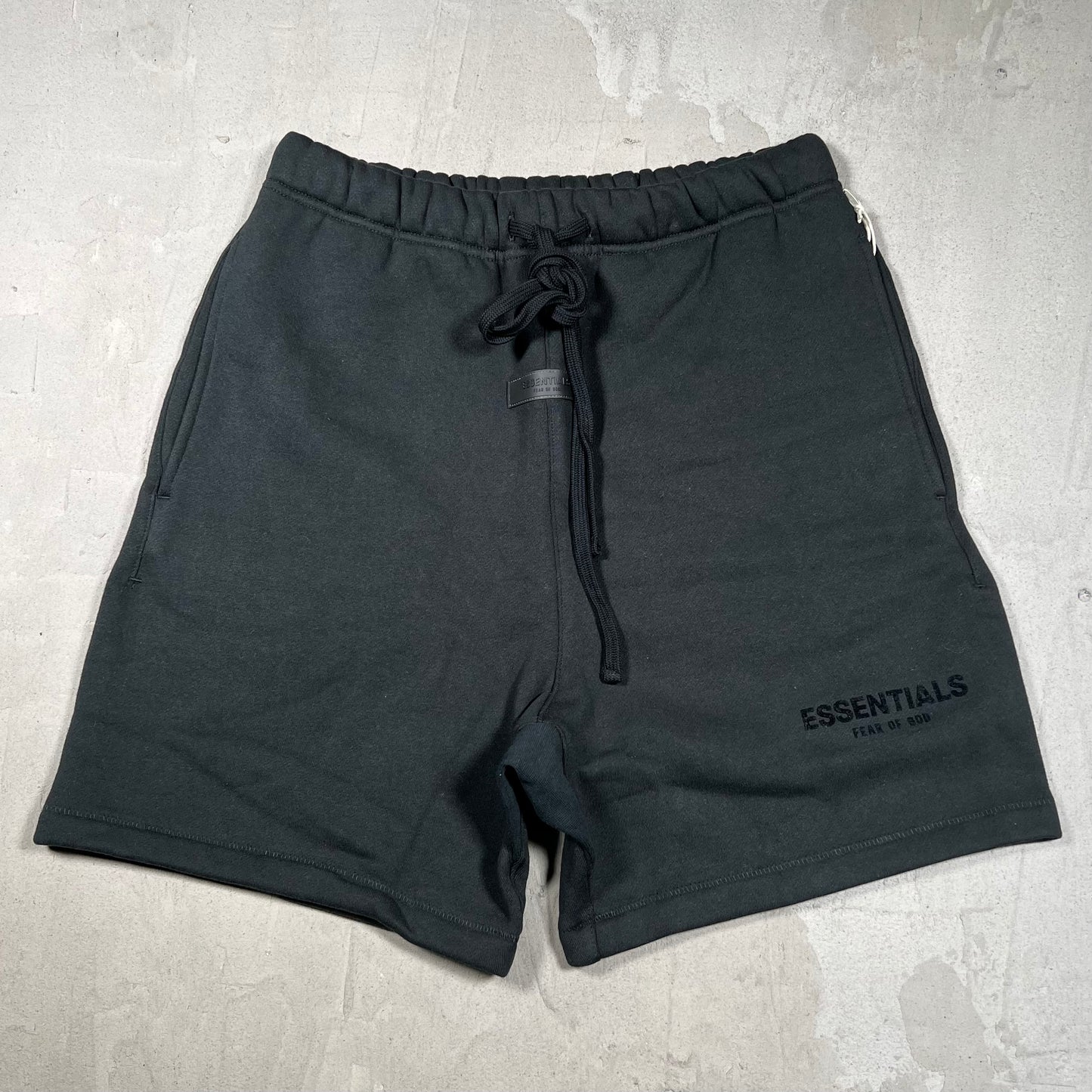 Essentials Fear of God FOG Classic Black Sweat Shorts Size Small NEW x18189