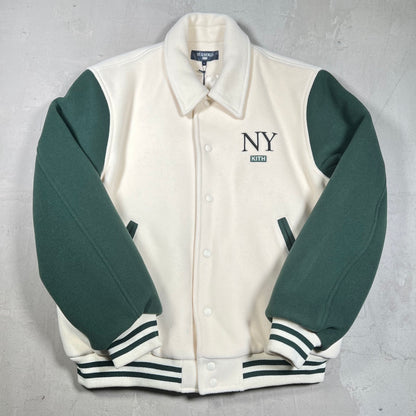 Kith New York To The World Wool Varsity Snadrift Jacket (2024) Size Large NEW x18147