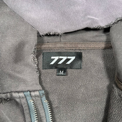 777 Brand Grey/Purple Peace Hoodie Size Medium NEW x18203