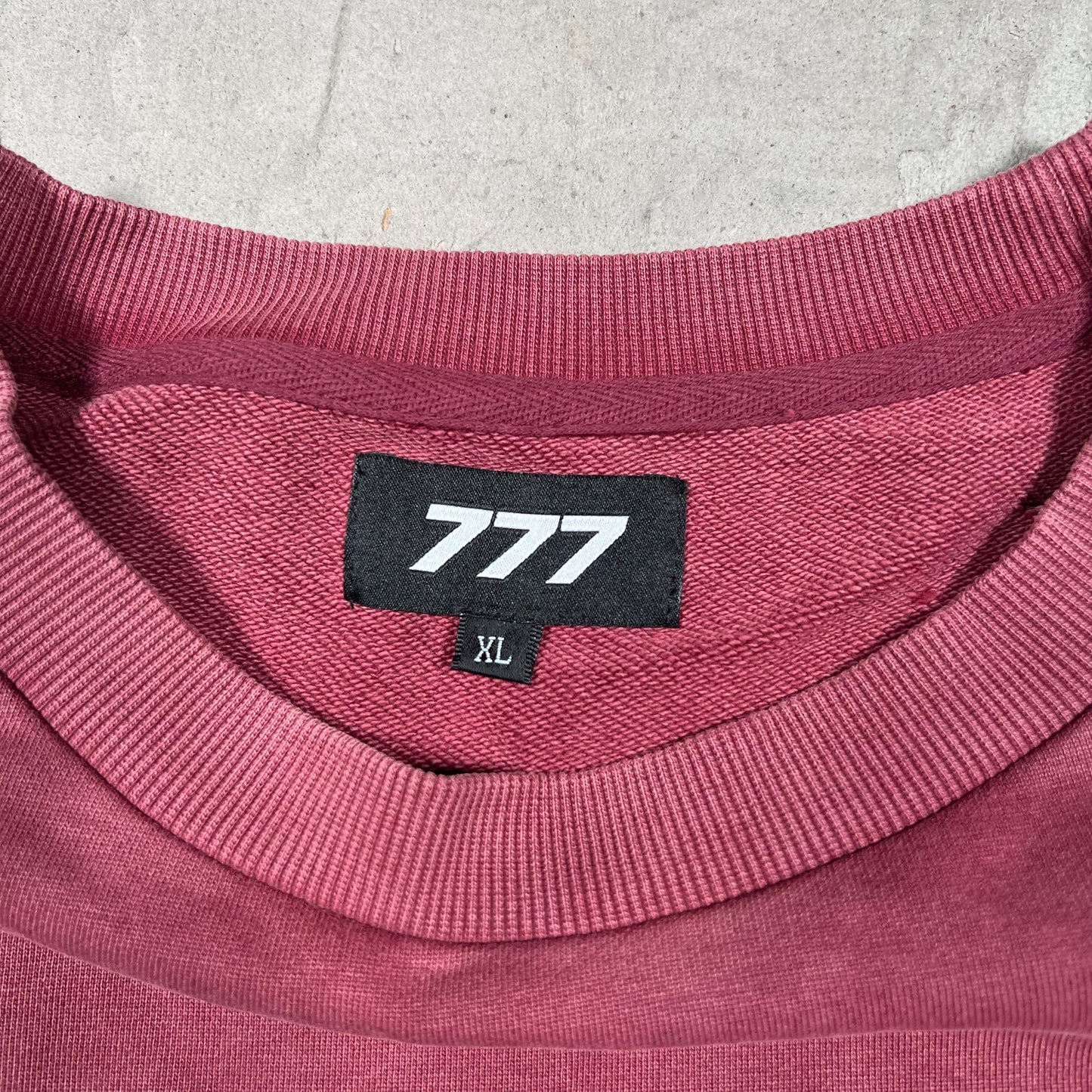 777 Brand Jesus Burgundy Crewneck Size XL NEW x18204