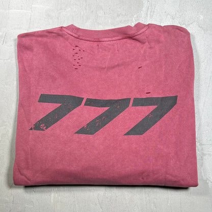 777 Brand Jesus Burgundy Crewneck Size XL NEW x18204