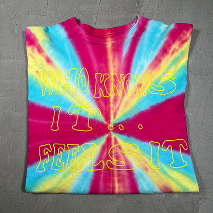 CPFM "Who Knows It Feels It" Tie Dye Shirt Size 4 (XL) USED x18228