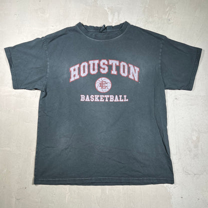 Eric Emanuel EE Houston Basketball Black Tee Size Large USED x18211
