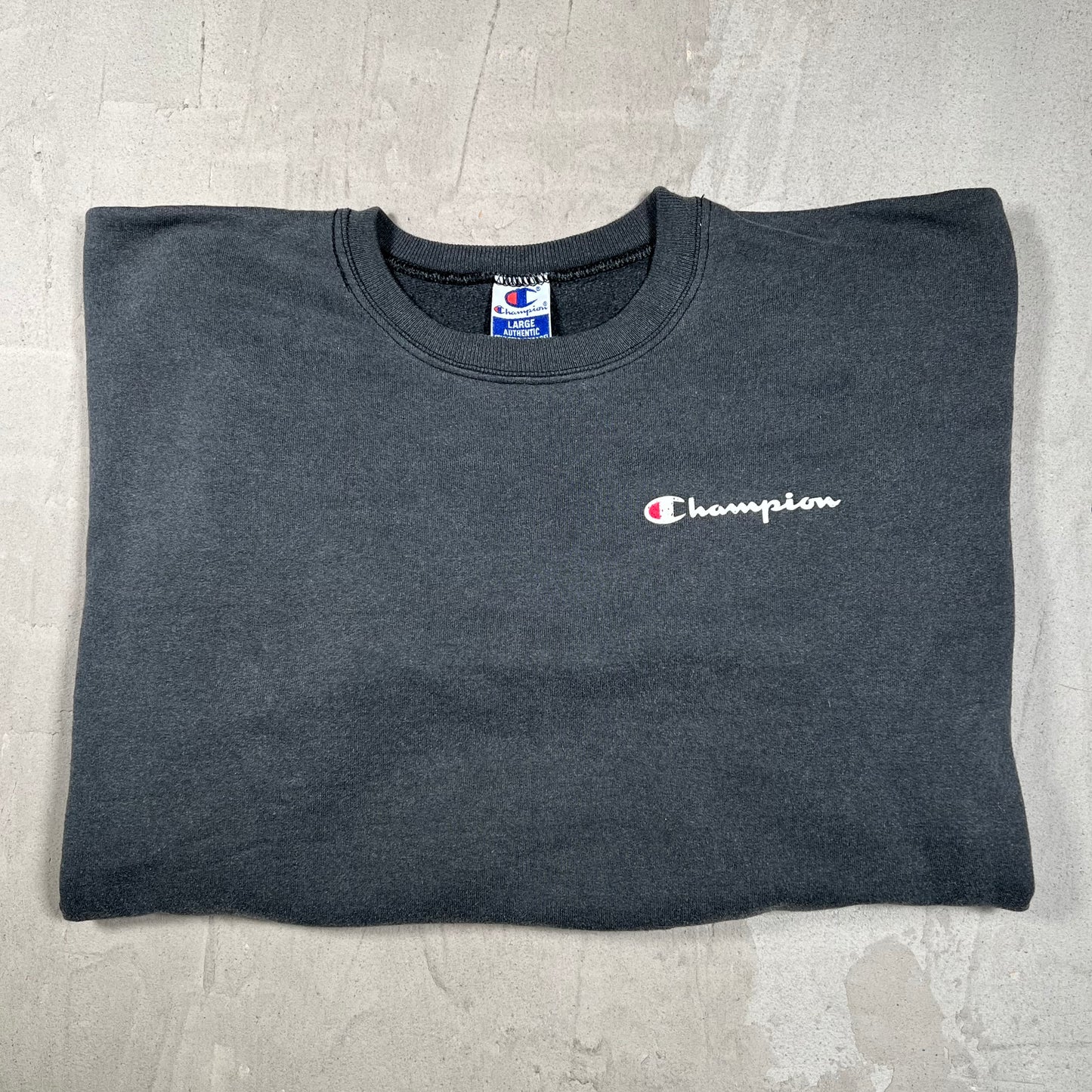 1990s Champion Grey Crewneck Size Large USED v19924