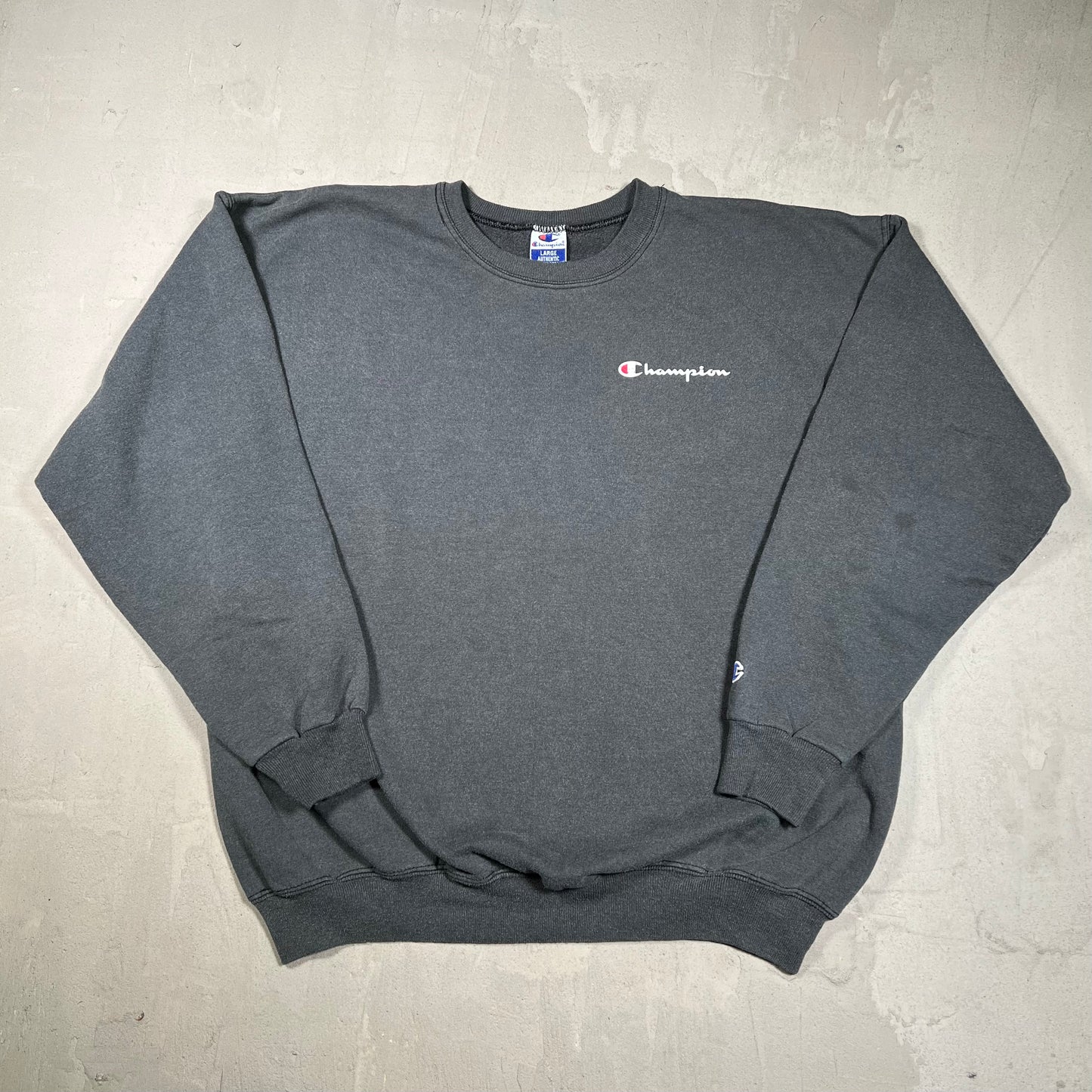1990s Champion Grey Crewneck Size Large USED v19924