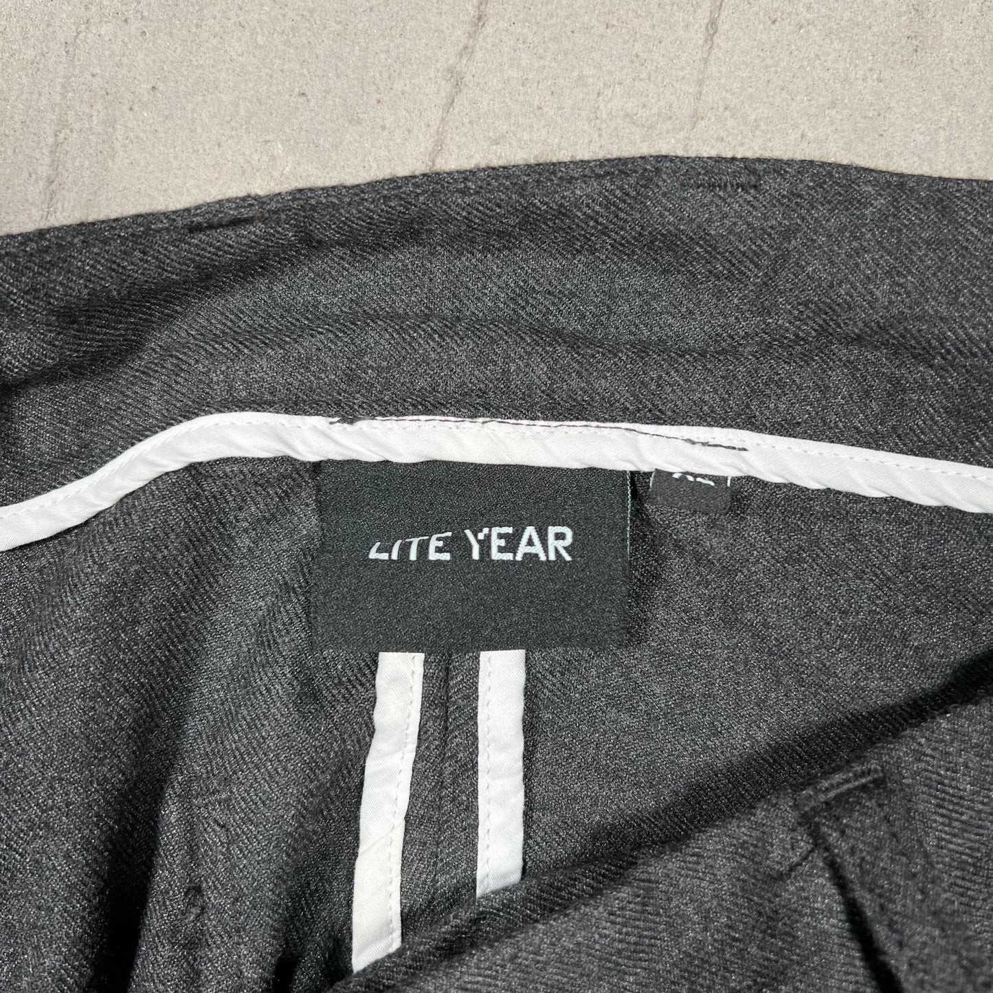 Lite Year Grey Wool Trousers Size XL USED x18216