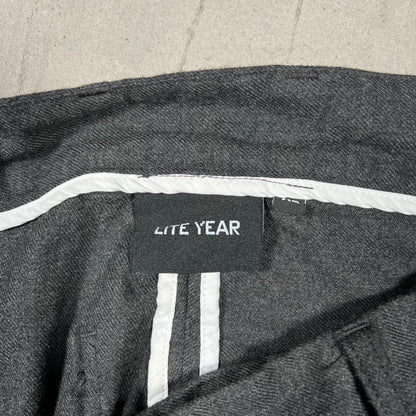 Lite Year Grey Wool Trousers Size XL USED x18216