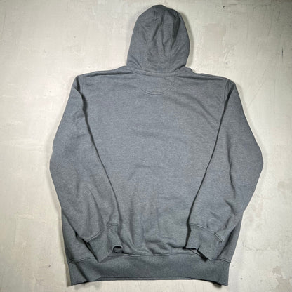 Y2K Carhartt "BNG Transport" Grey Hoodie Size Large USED v19923
