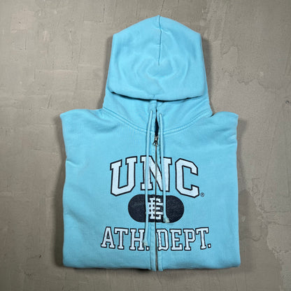Eric Emanuel EE UNC Blue Zip Up Hoodie Size XL USED x18210