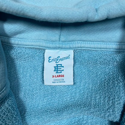 Eric Emanuel EE UNC Blue Zip Up Hoodie Size XL USED x18210