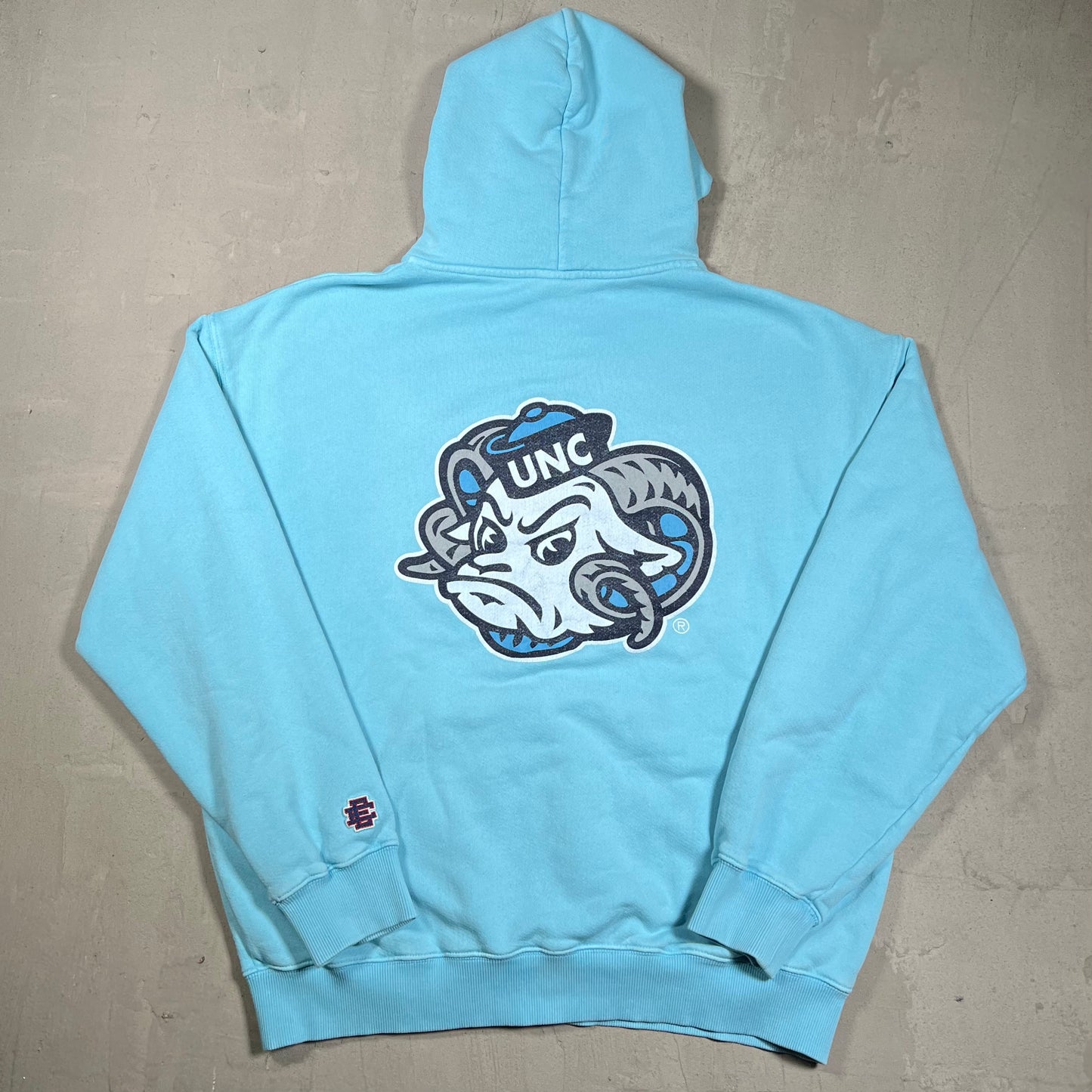 Eric Emanuel EE UNC Blue Zip Up Hoodie Size XL USED x18210