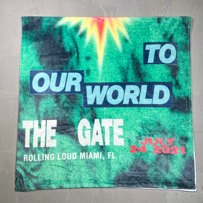Travis Scott Rolling Loud Blanket USED x18182