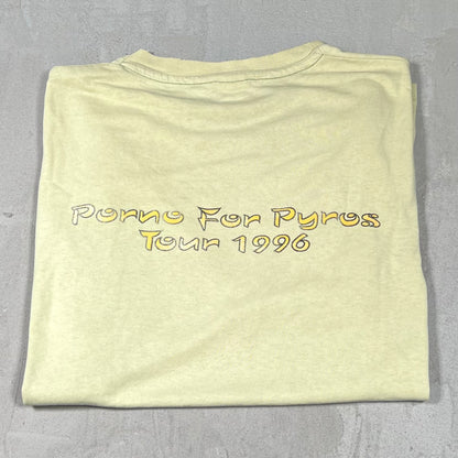 1996 Porno For Pyros Good God Urge Tour Yellow Tee Size Large USED v19926