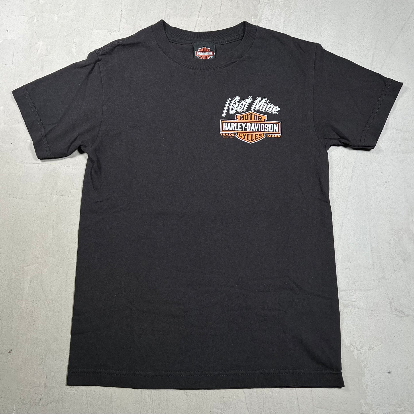 2017 Harley Davidson Black "I Got Mine" tee Size Small USED v19954