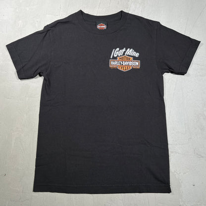 2017 Harley Davidson Black "I Got Mine" tee Size Small USED v19954