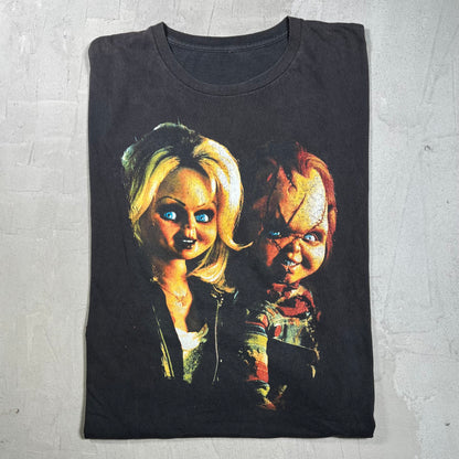 The Bride of Chucky Movie Promo Black Tee Size XL USED v19942